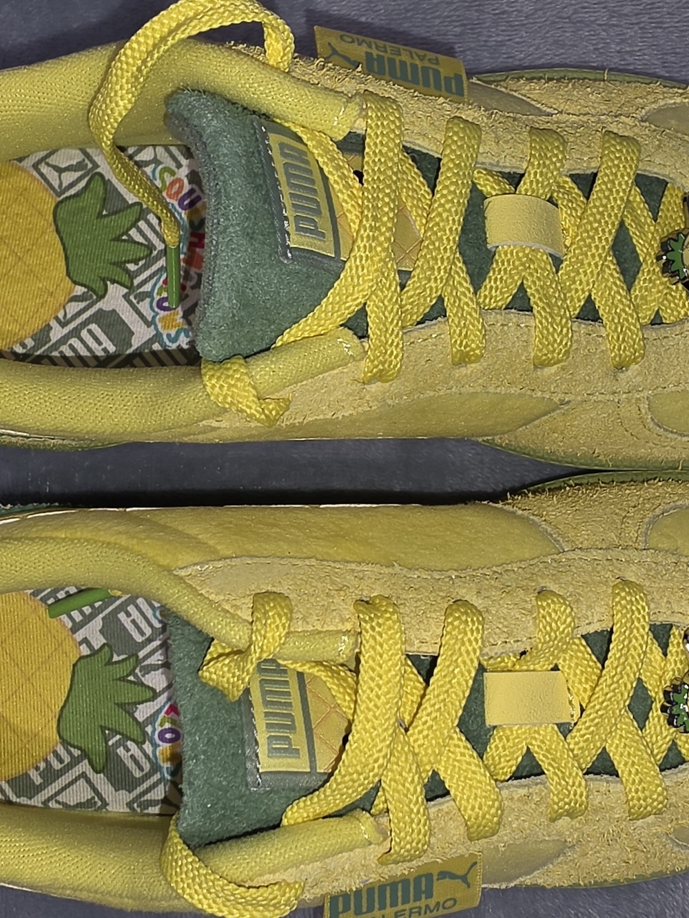 Puma Kids' Yellow Suede Sneakers